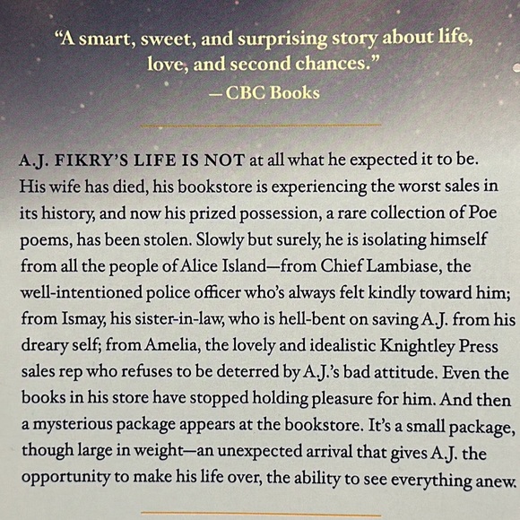 🧚‍♀️2/$12🧚‍♀️ the storied life of A.J.Fikry - Picture 2 of 5
